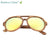 Lunettes de Soleil en Bois Jaunes Stream | Bambou Calme