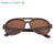 Lunettes de Soleil en Bois Marrons Stream | Bambou Calme