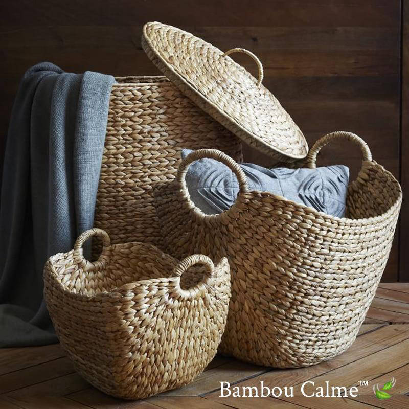 Panier de rangement NowBIO Éco-responsable | Bambou Calme