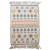 Tapis MinMarocco tricots 100% Coton tissés main | Bambou Calme