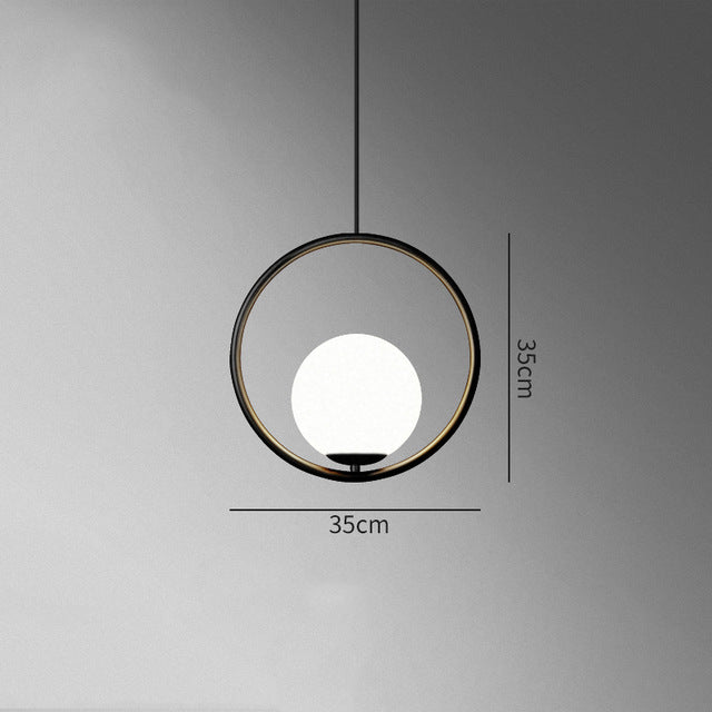 Lampe suspendue Minimalistic LED | Bambou Calme