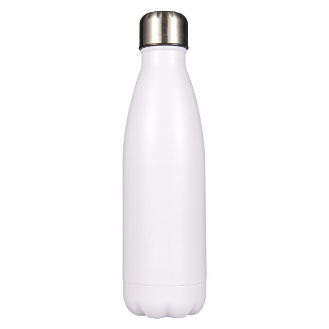 Gourde Inox Blanc <br>Mat