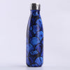 Gourde Inox Fleurs Sombres Bleues