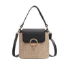 Sac Rond Paille Paris Flocky | Bambou Calme