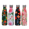 Gourde Inox Peinture Fleurs Jardin Sombre