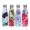 Gourde Inox Peinture Fleurs Bleues