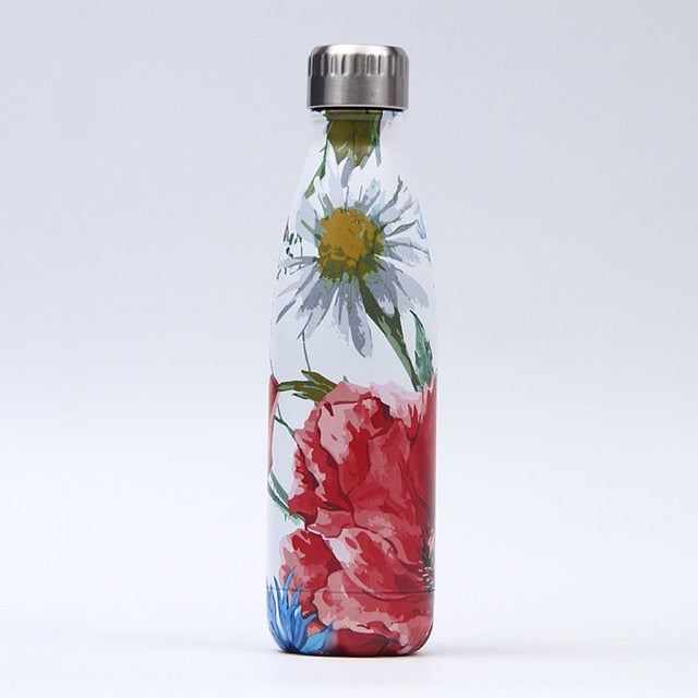 Gourde Inox Fleurs Marguerite