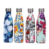 Gourde Inox Fleurs Iris Bleues