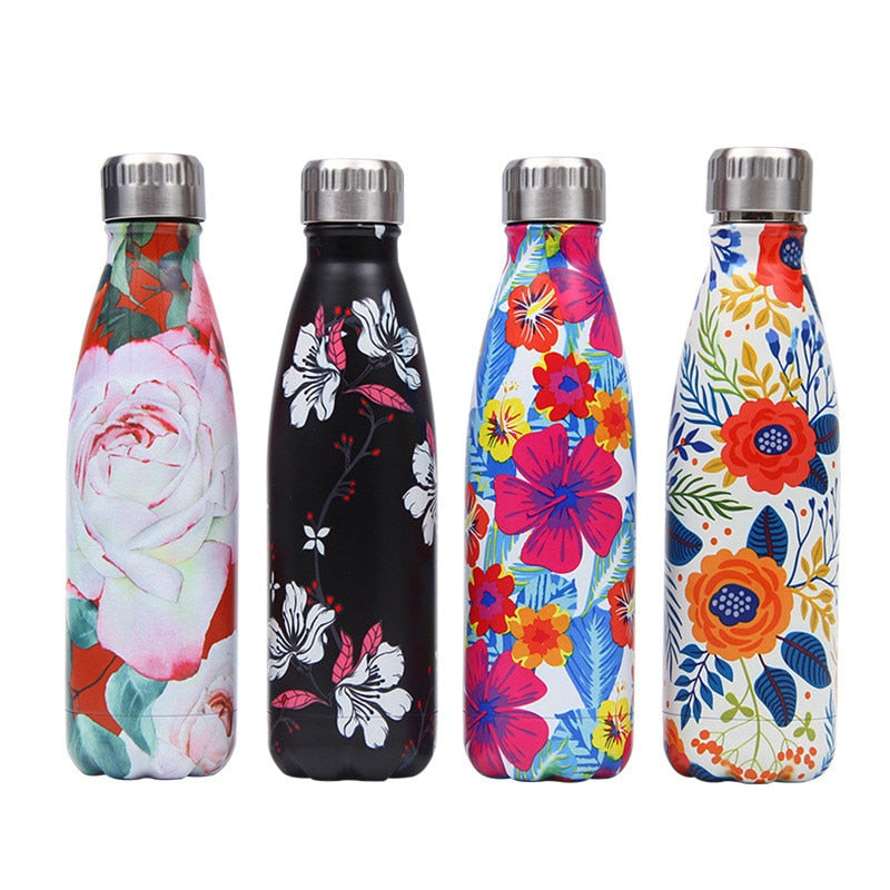 Gourde Inox Fleurs Flower Penta