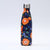 Gourde Inox Peinture Fleurs fond Bleu