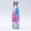 Gourde Inox Aquarelle Cosmos Bleu Rose