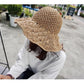 Chapeau de Paille Rose Rosalie | Bambou Calme