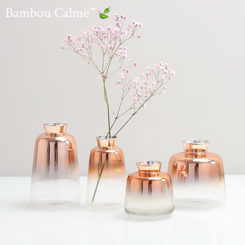 Vase MiniNord en Verre Rose | Bambou Calme